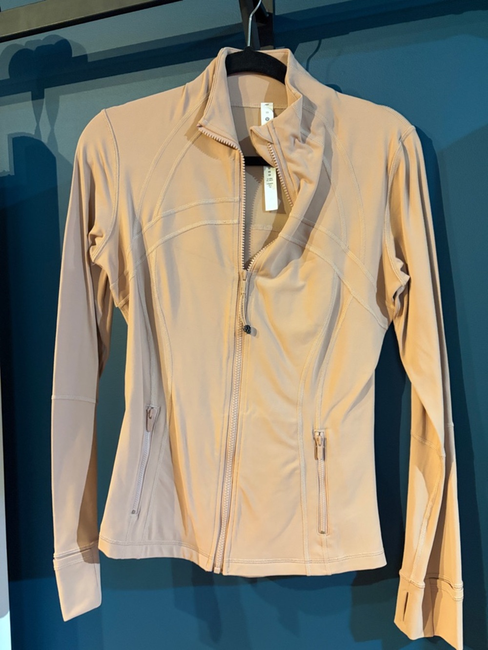 lululemon athletica Women's Define Light Beige Full-Zip Utility Jacket